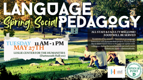 Language Pedagogy Spring Social 2025