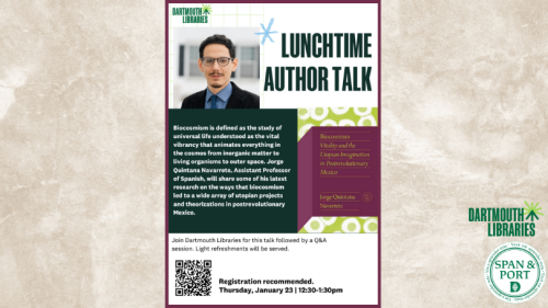 Dartmouth Library Talk, Navarrete