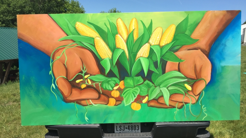 mural project organic farm