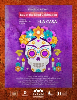 Flyer for Day of the Dead Fall Term Celebration